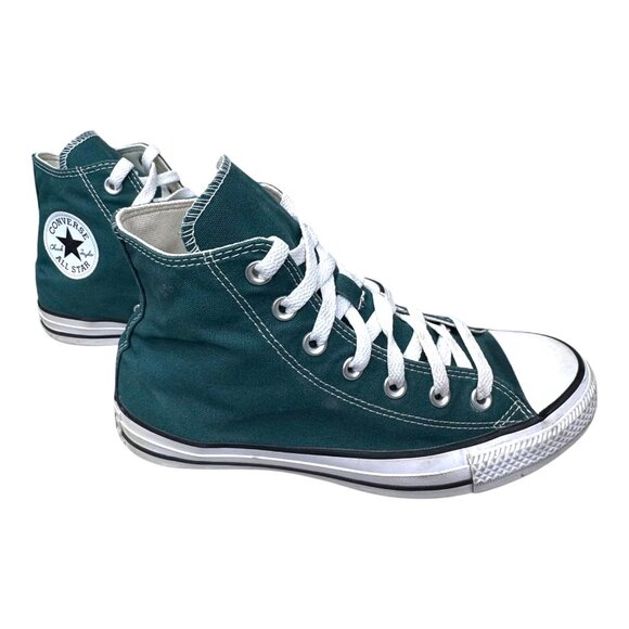 Converse Unisex All Star High A04544F Green White Sneakers Shoes Size 6 Men 8 W - Picture 12 of 16